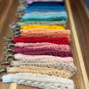 ready to ship: Handmade Wristlet Keychains